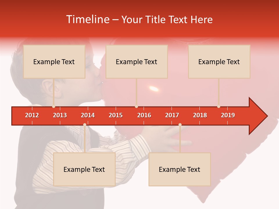 Enfant Father Celebrate PowerPoint Template
