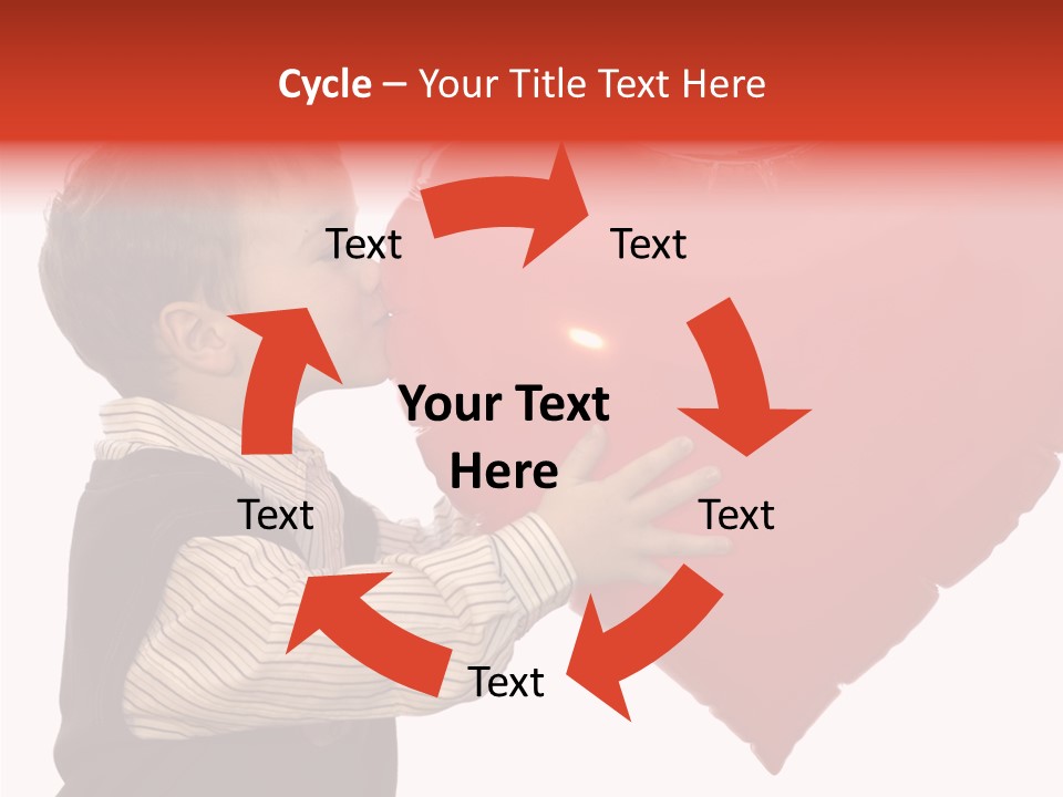 Enfant Father Celebrate PowerPoint Template