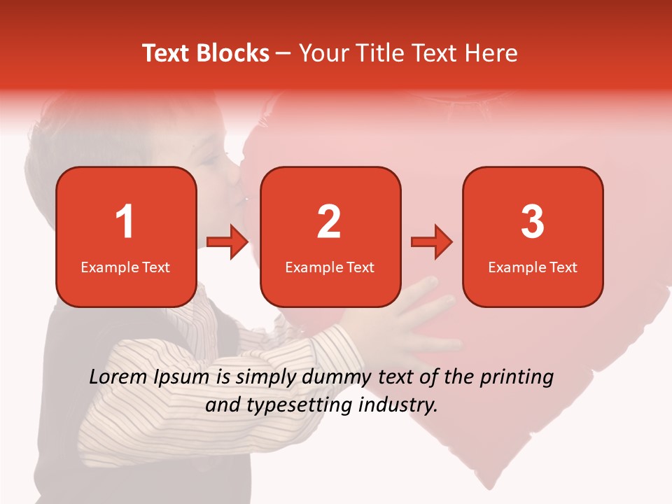 Enfant Father Celebrate PowerPoint Template