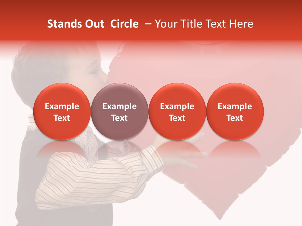 Enfant Father Celebrate PowerPoint Template