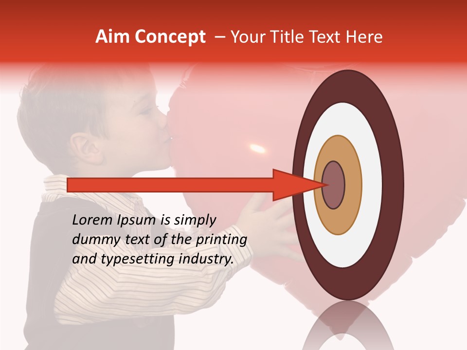 Enfant Father Celebrate PowerPoint Template