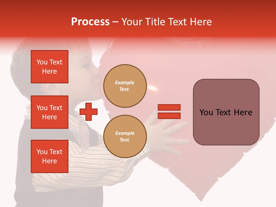 Enfant Father Celebrate PowerPoint Template