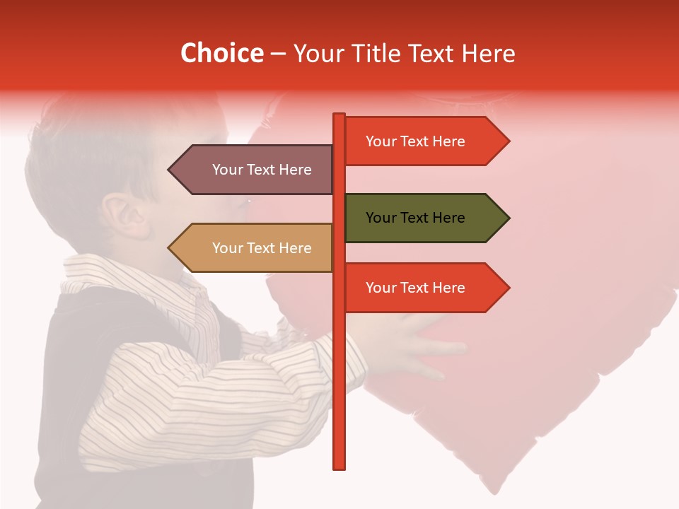 Enfant Father Celebrate PowerPoint Template