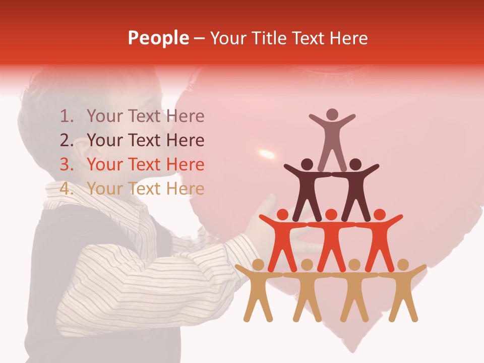 Enfant Father Celebrate PowerPoint Template