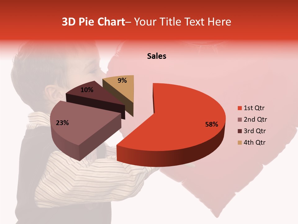 Enfant Father Celebrate PowerPoint Template