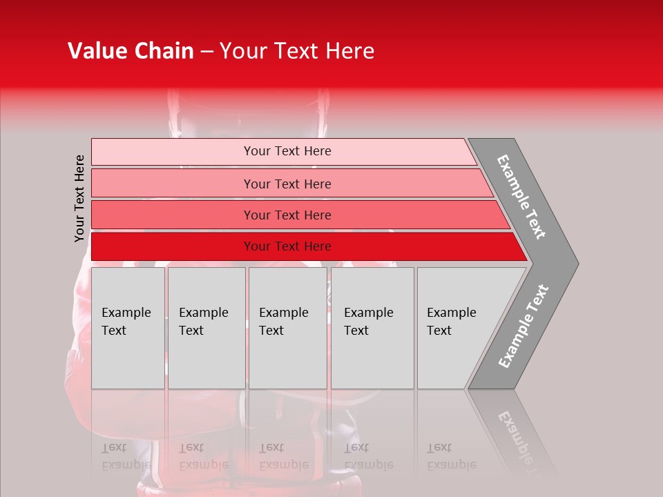Competition Black Man PowerPoint Template