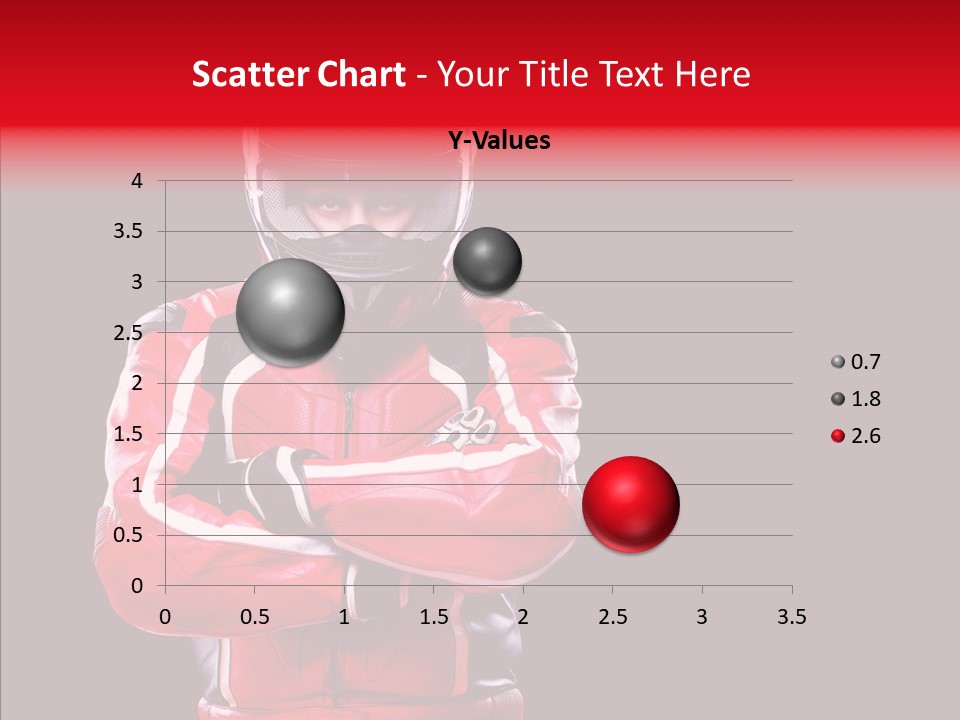 Competition Black Man PowerPoint Template