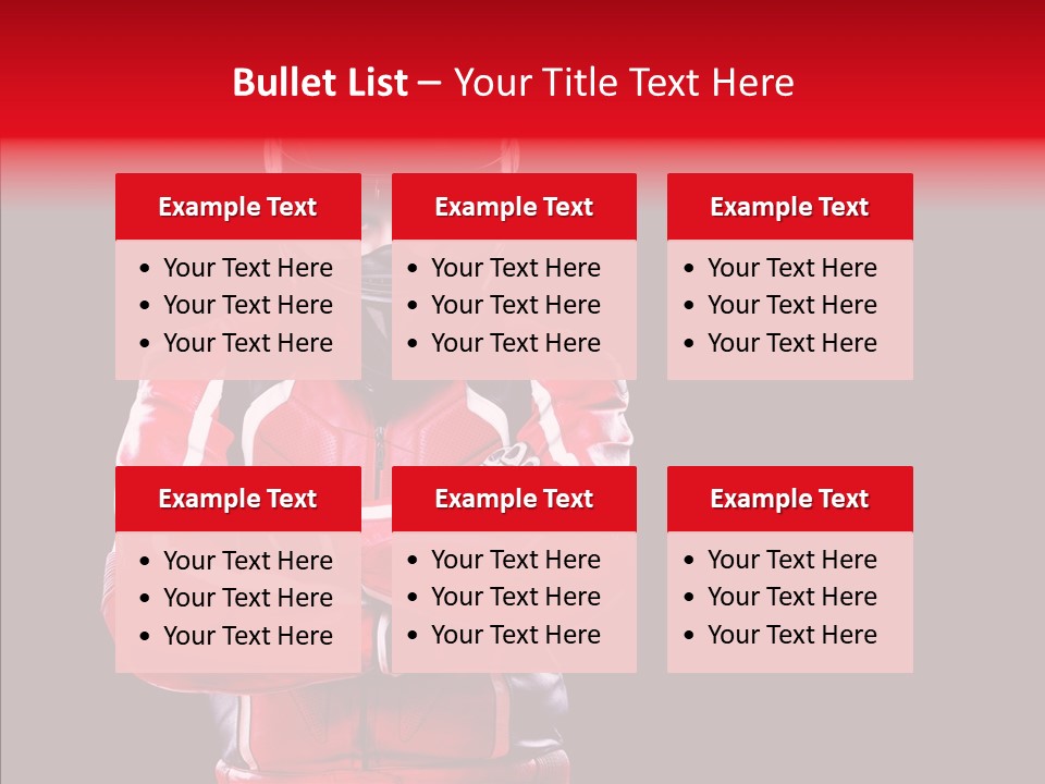 Competition Black Man PowerPoint Template