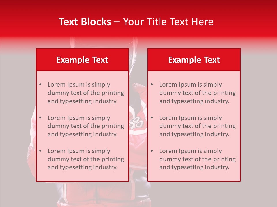 Competition Black Man PowerPoint Template