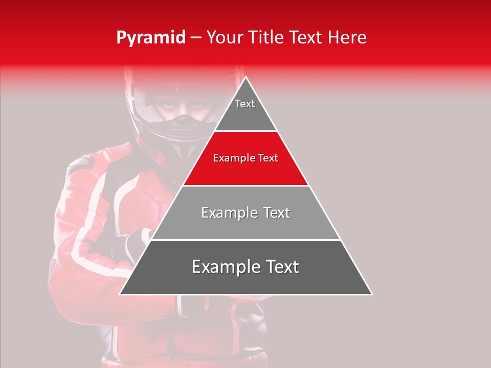 Competition Black Man PowerPoint Template