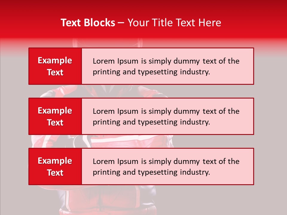 Competition Black Man PowerPoint Template