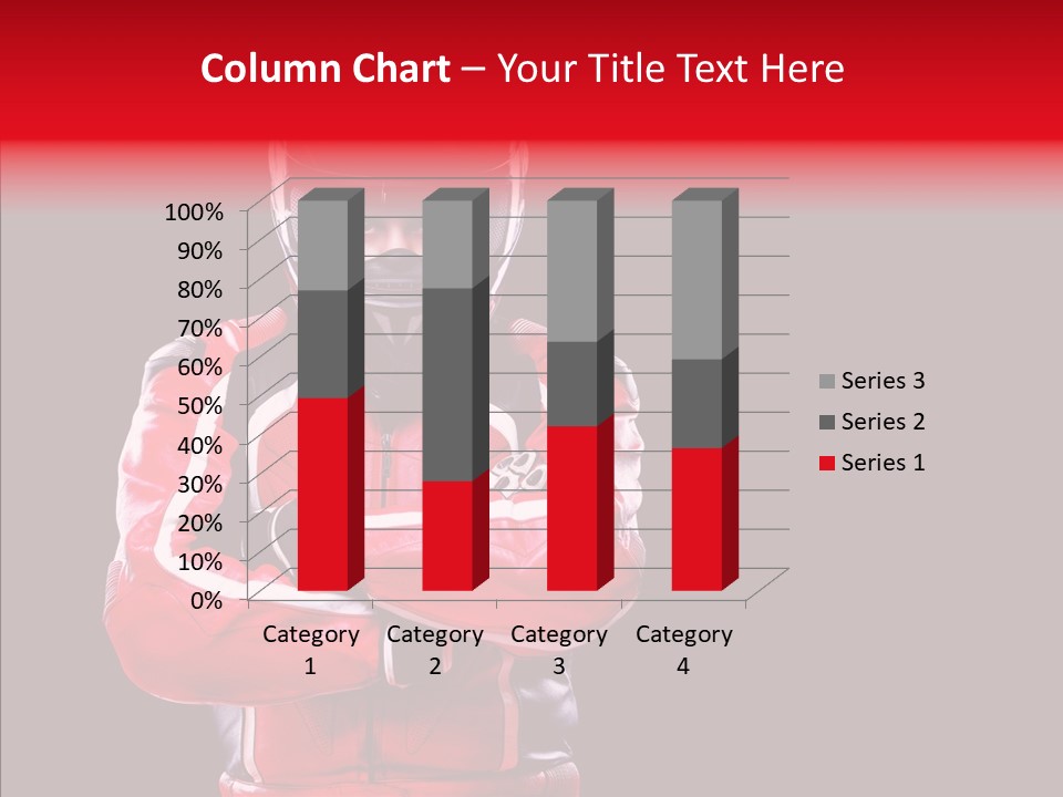 Competition Black Man PowerPoint Template