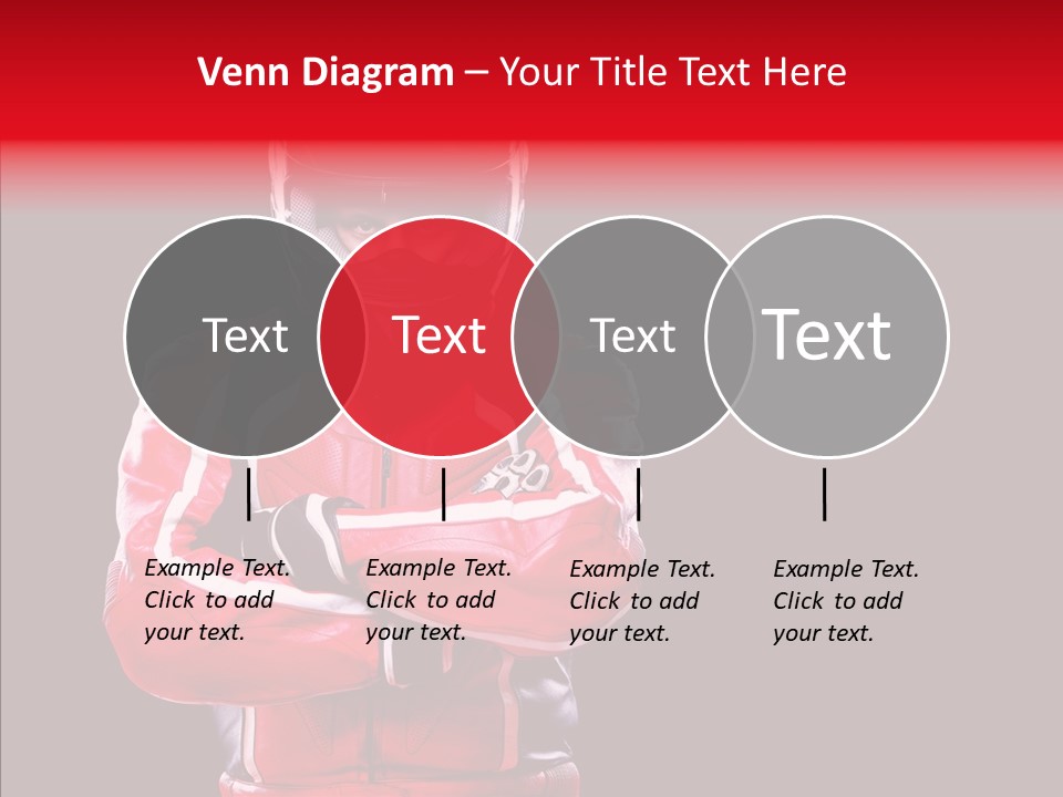 Competition Black Man PowerPoint Template