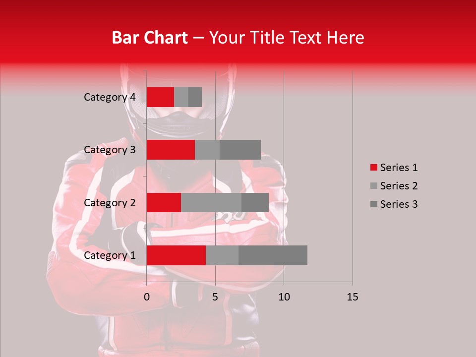 Competition Black Man PowerPoint Template
