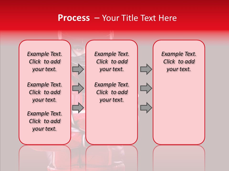 Competition Black Man PowerPoint Template