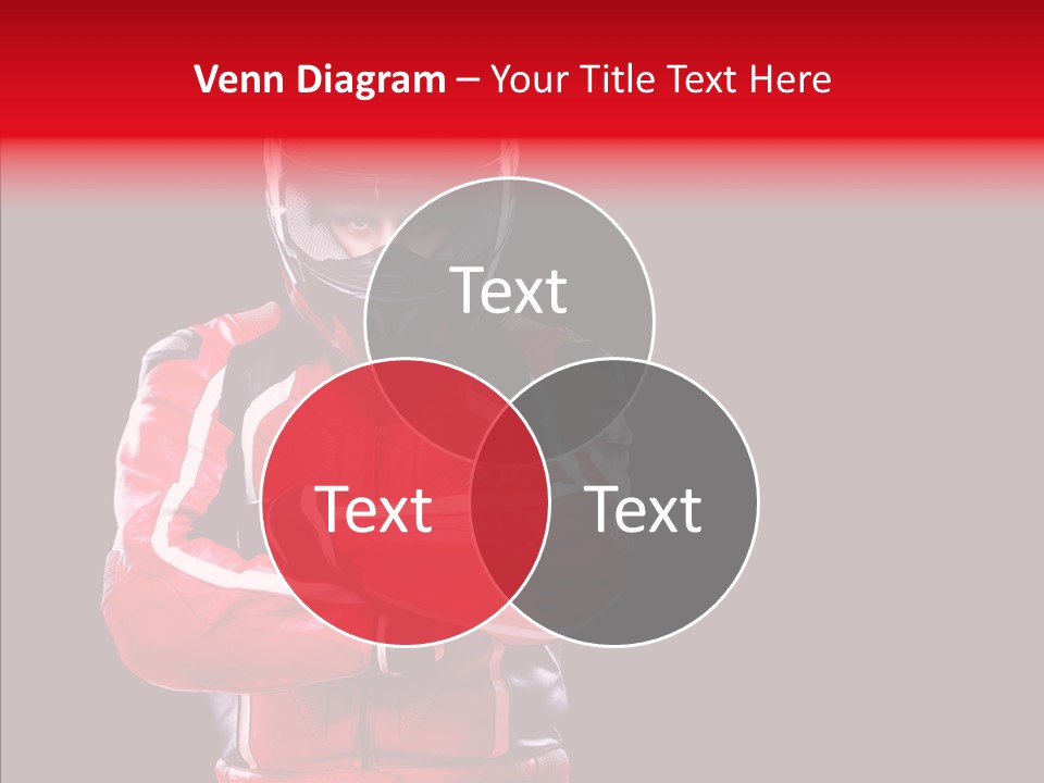 Competition Black Man PowerPoint Template