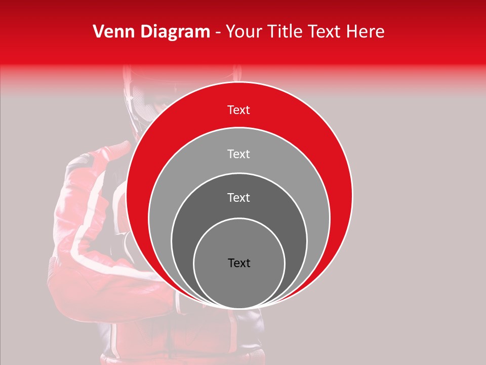 Competition Black Man PowerPoint Template