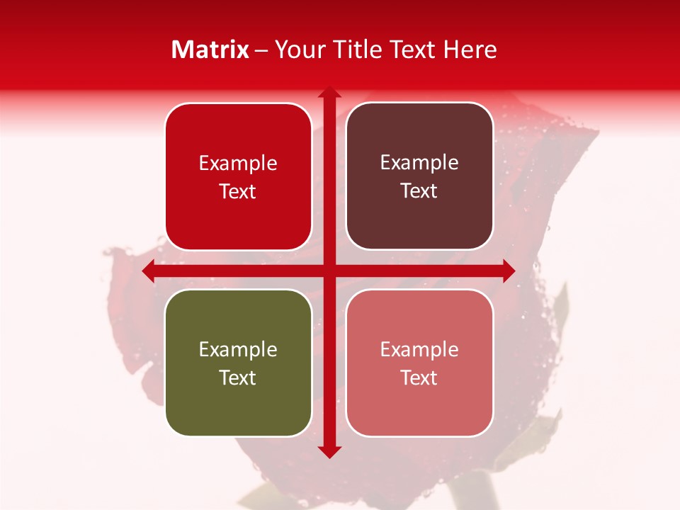 Holiday Bud Moisture PowerPoint Template