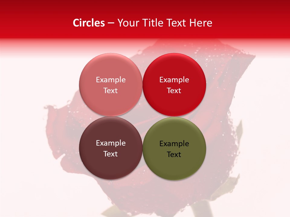 Holiday Bud Moisture PowerPoint Template