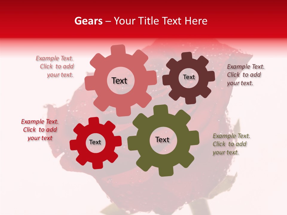 Holiday Bud Moisture PowerPoint Template