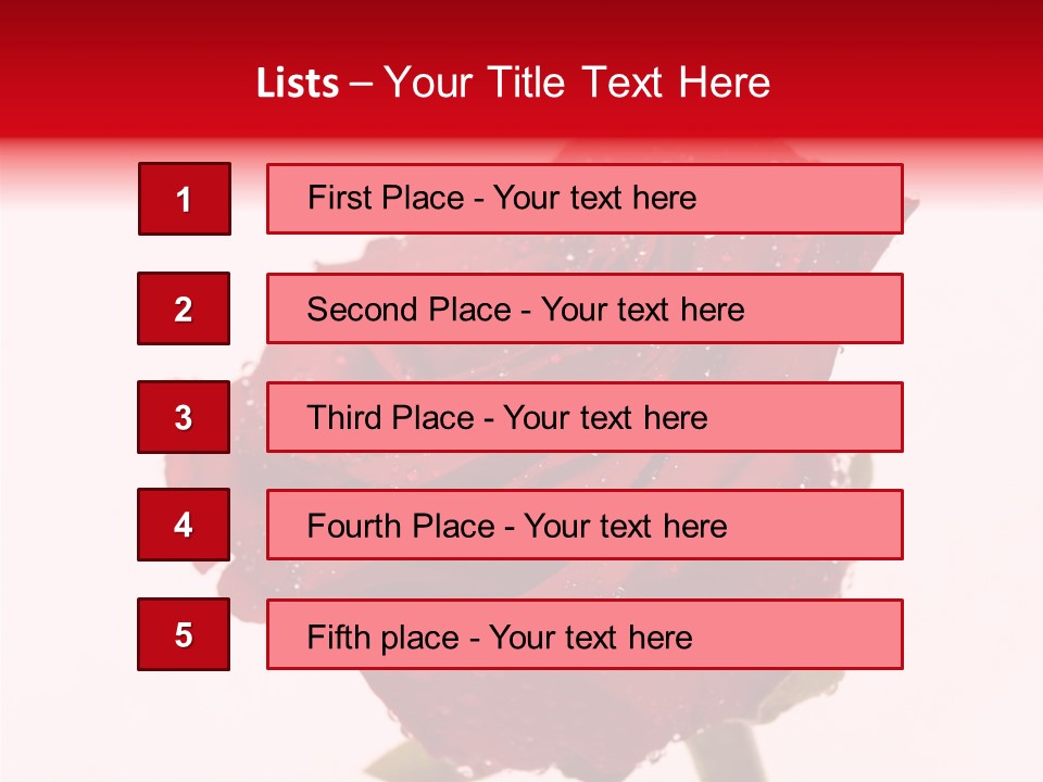 Holiday Bud Moisture PowerPoint Template