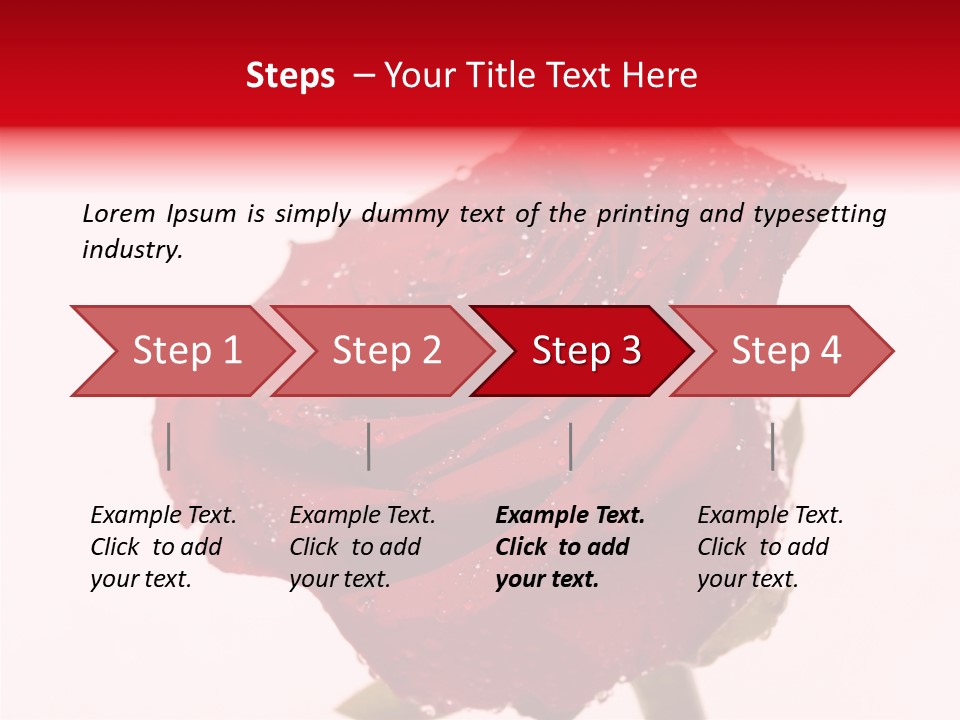 Holiday Bud Moisture PowerPoint Template