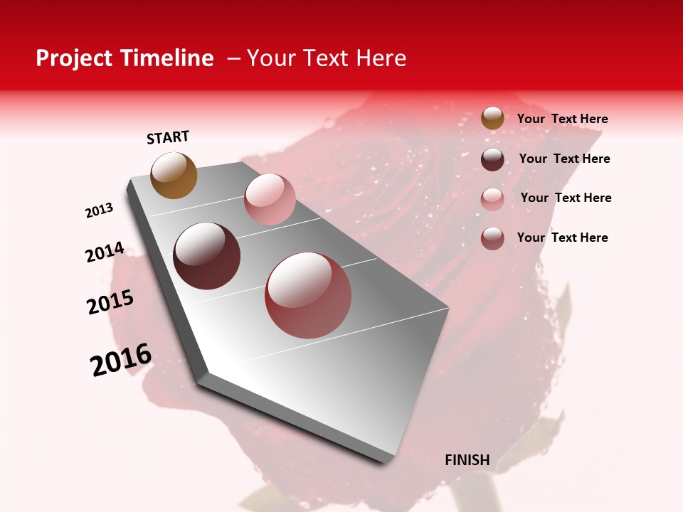Holiday Bud Moisture PowerPoint Template