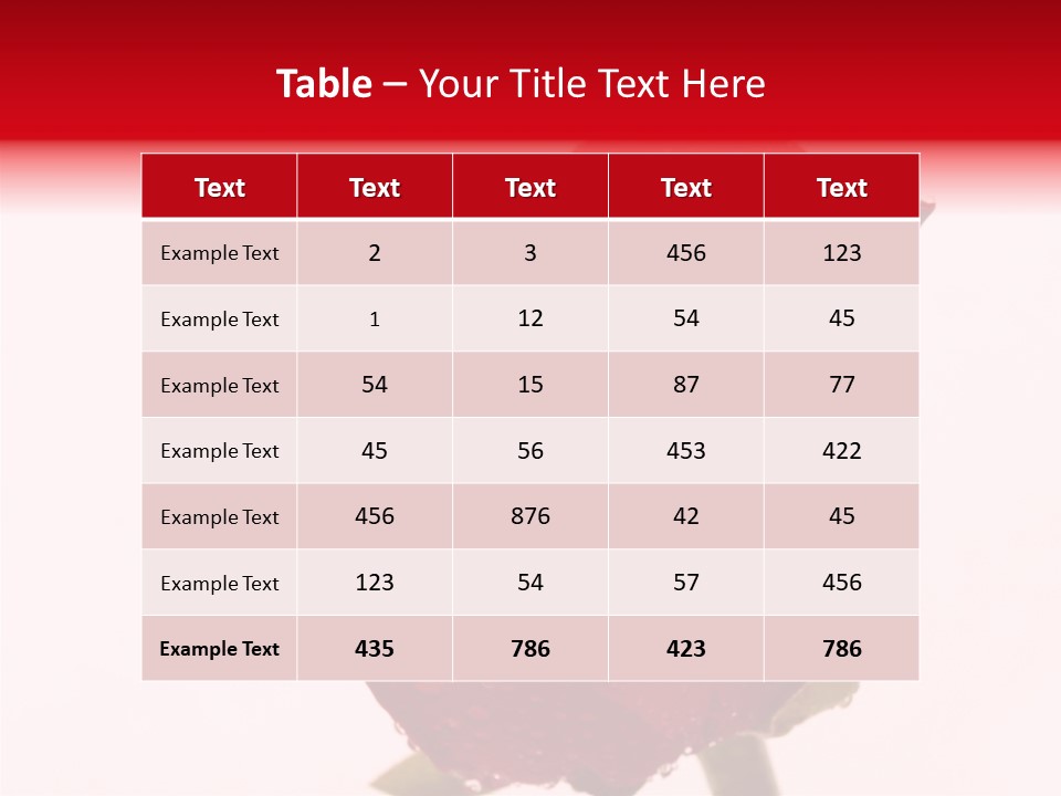 Holiday Bud Moisture PowerPoint Template