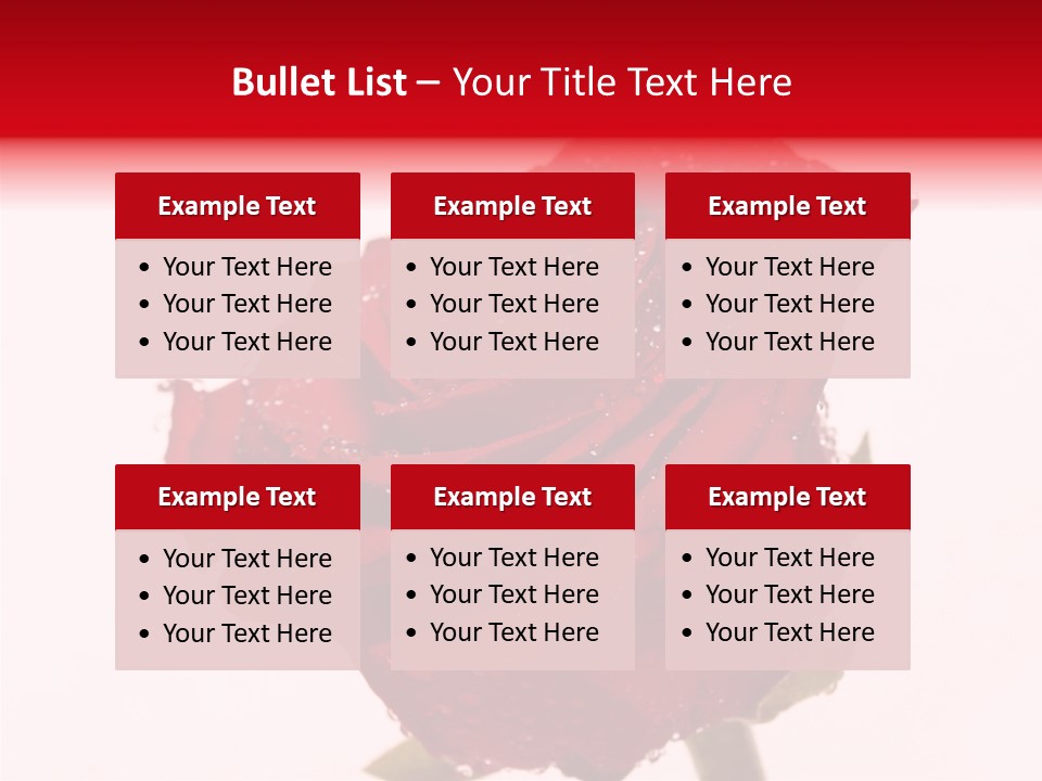 Holiday Bud Moisture PowerPoint Template