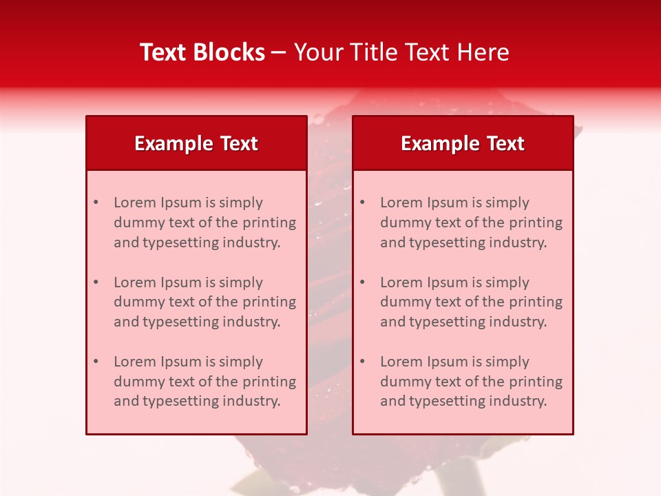 Holiday Bud Moisture PowerPoint Template