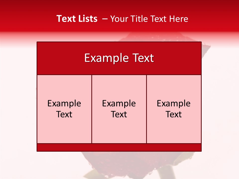 Holiday Bud Moisture PowerPoint Template
