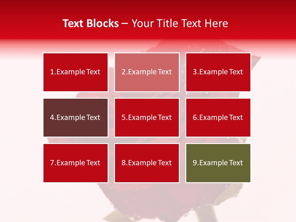 Holiday Bud Moisture PowerPoint Template