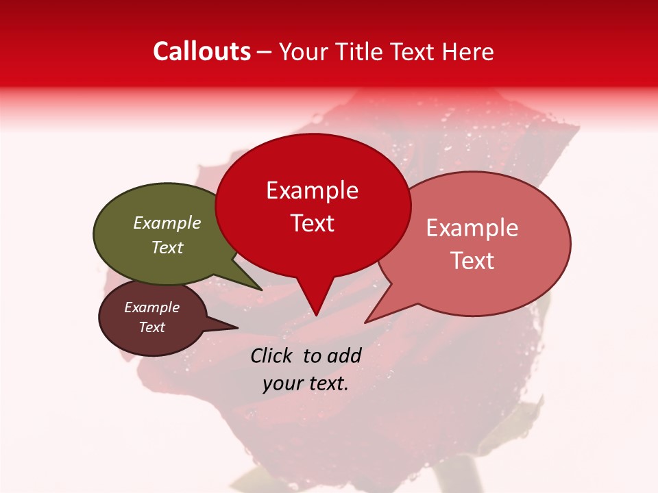 Holiday Bud Moisture PowerPoint Template