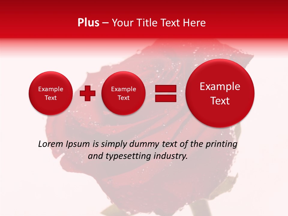Holiday Bud Moisture PowerPoint Template