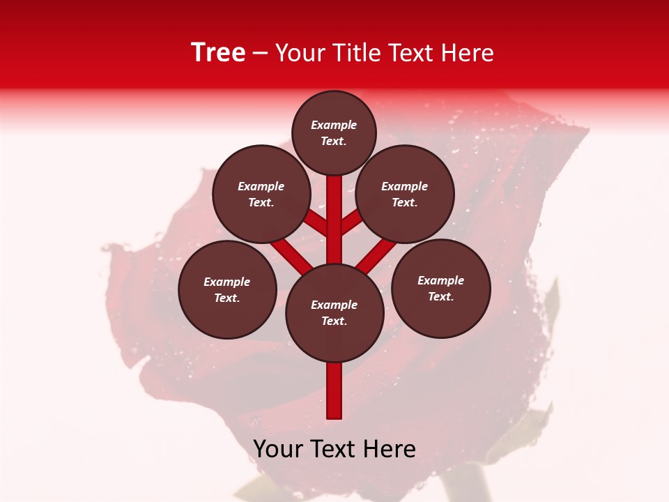 Holiday Bud Moisture PowerPoint Template