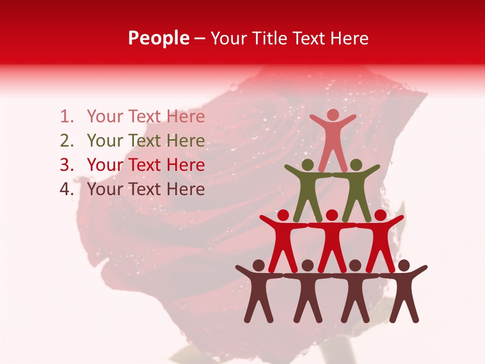 Holiday Bud Moisture PowerPoint Template