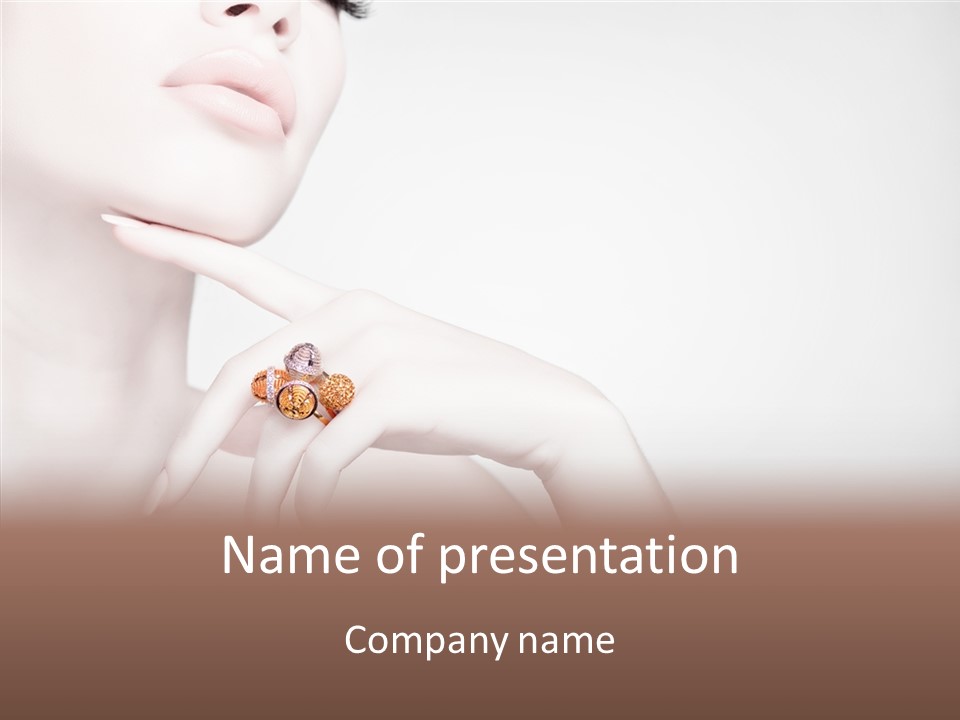 Silver Metal Shiny PowerPoint Template