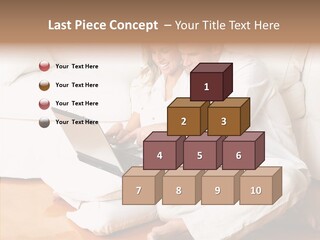 Young Love Couple Smiling In The Comfortable Apartment PowerPoint Template