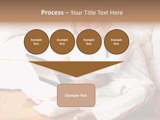 Young Love Couple Smiling In The Comfortable Apartment PowerPoint Template