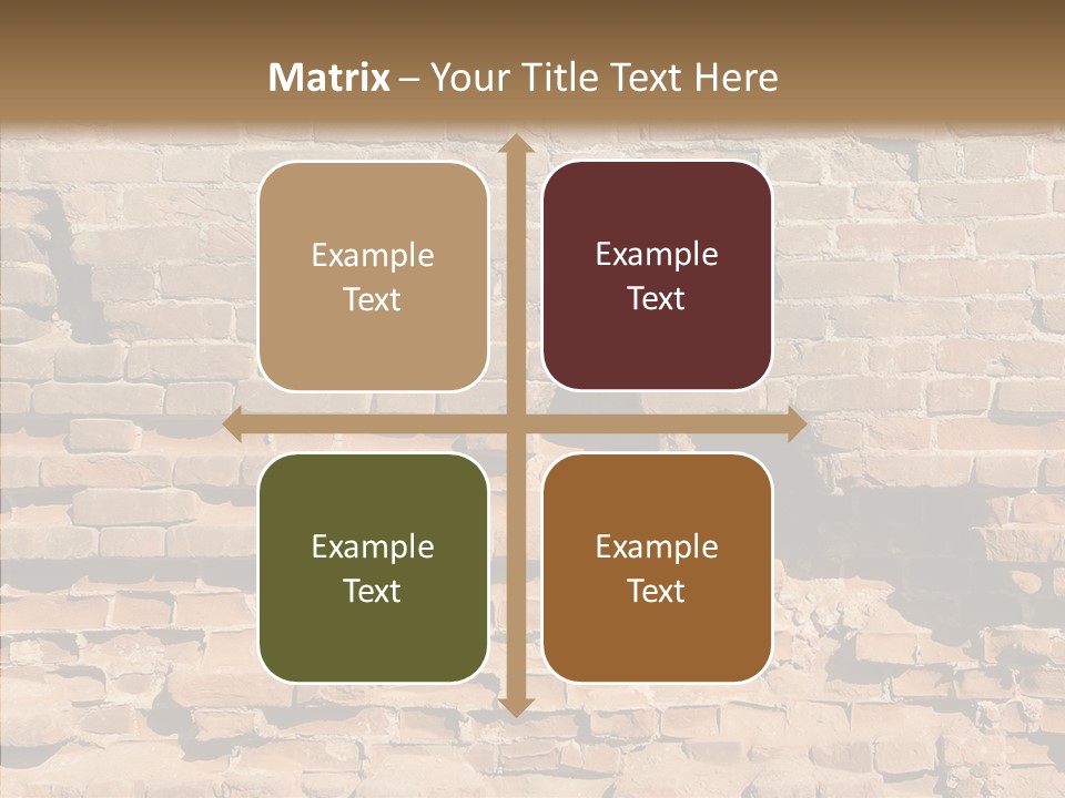 Horizontal Stone Backdrop PowerPoint Template