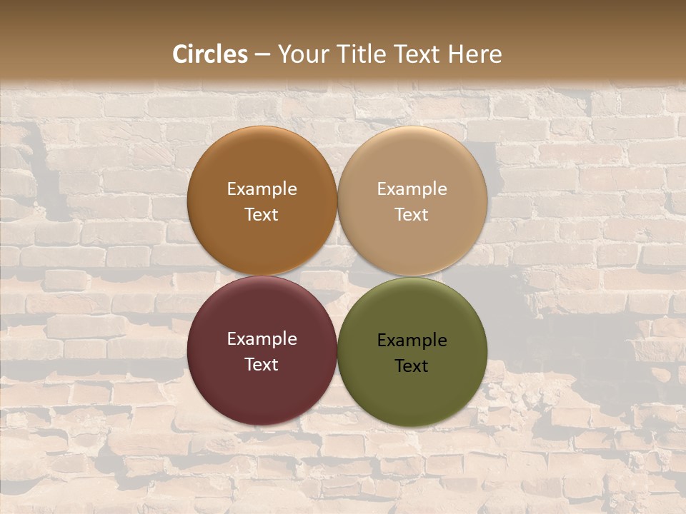 Horizontal Stone Backdrop PowerPoint Template