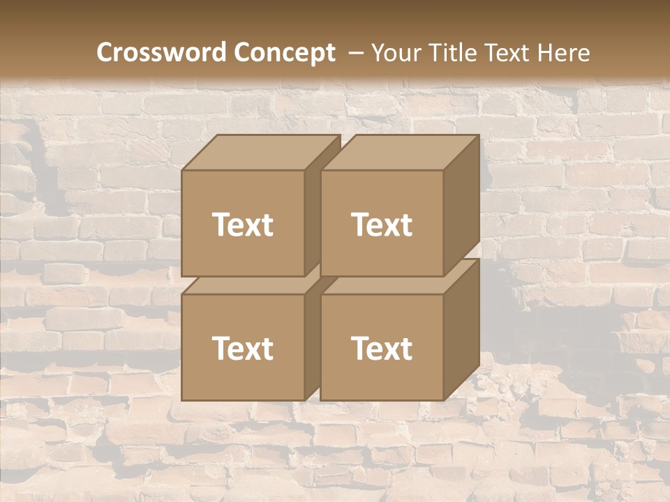 Horizontal Stone Backdrop PowerPoint Template