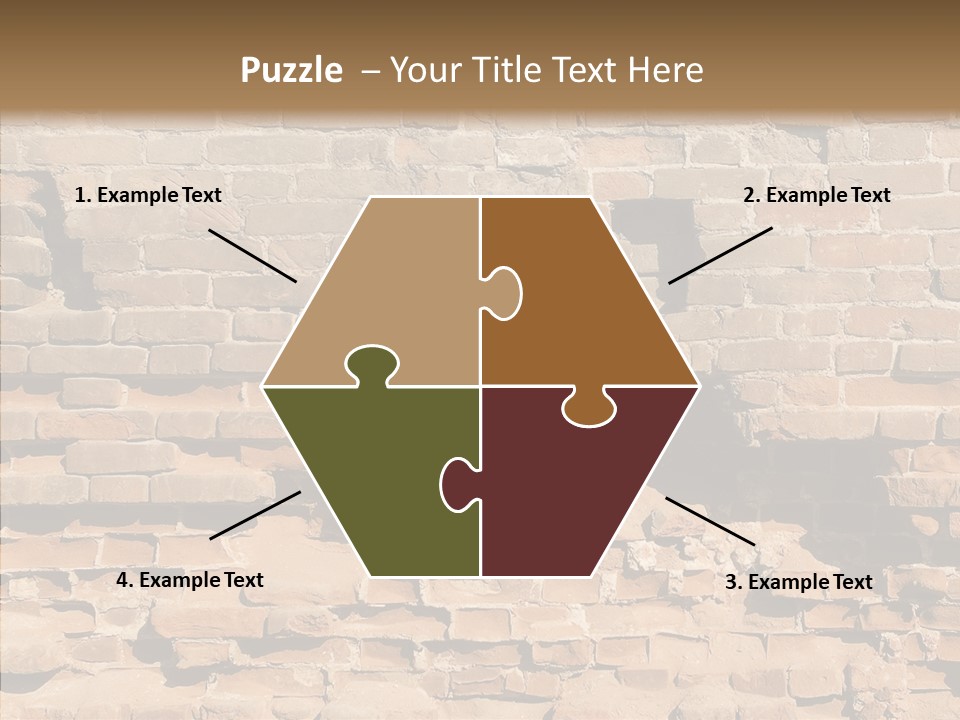 Horizontal Stone Backdrop PowerPoint Template