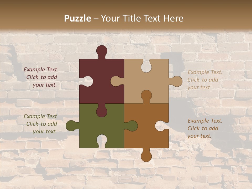 Horizontal Stone Backdrop PowerPoint Template