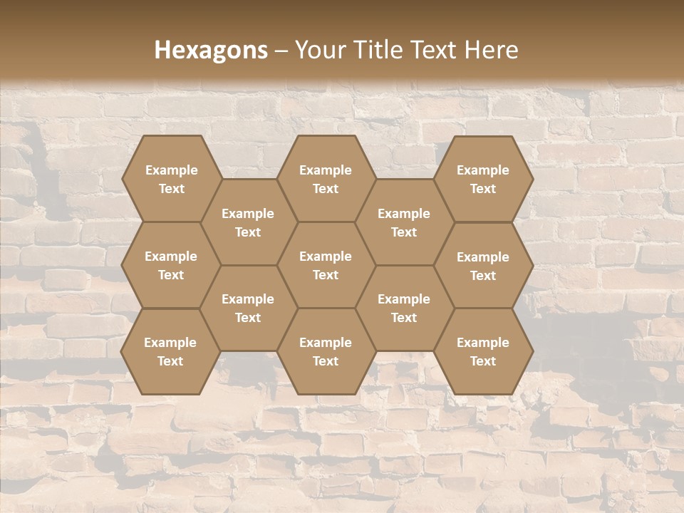 Horizontal Stone Backdrop PowerPoint Template