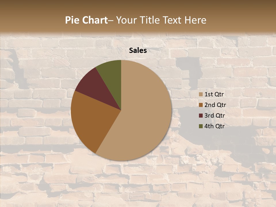 Horizontal Stone Backdrop PowerPoint Template