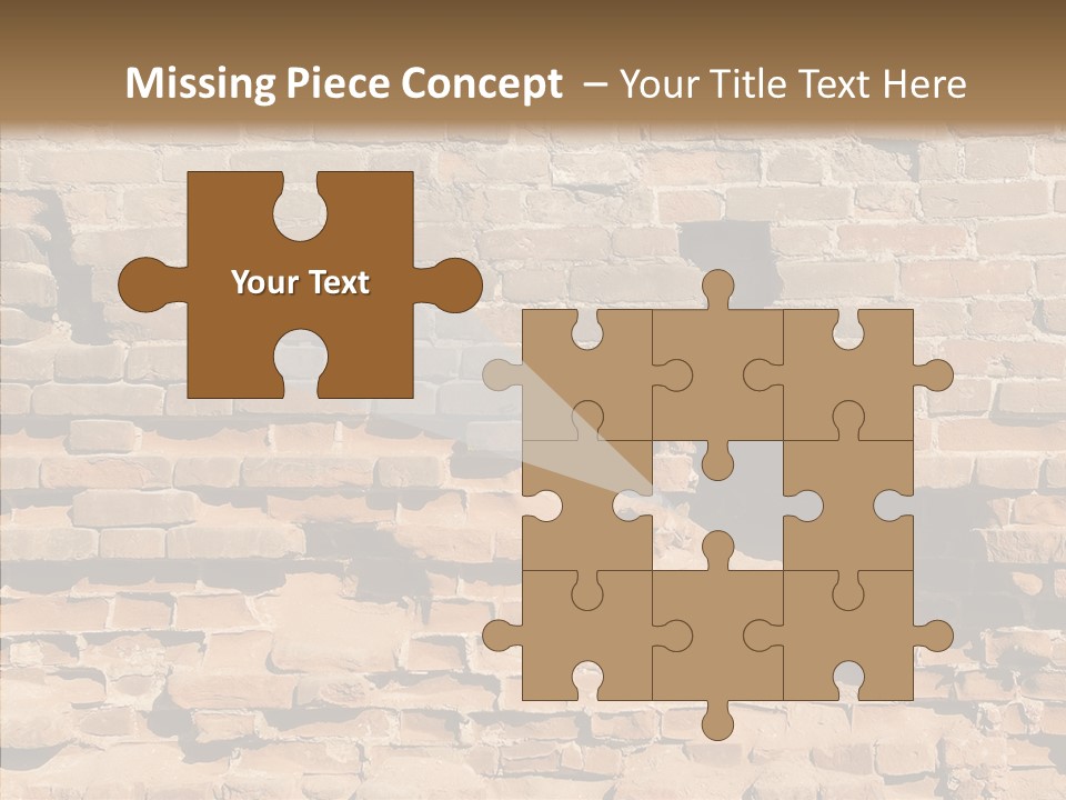 Horizontal Stone Backdrop PowerPoint Template