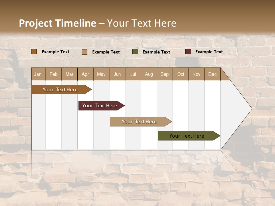 Horizontal Stone Backdrop PowerPoint Template
