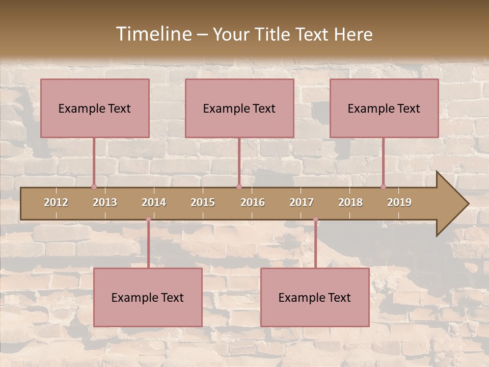 Horizontal Stone Backdrop PowerPoint Template