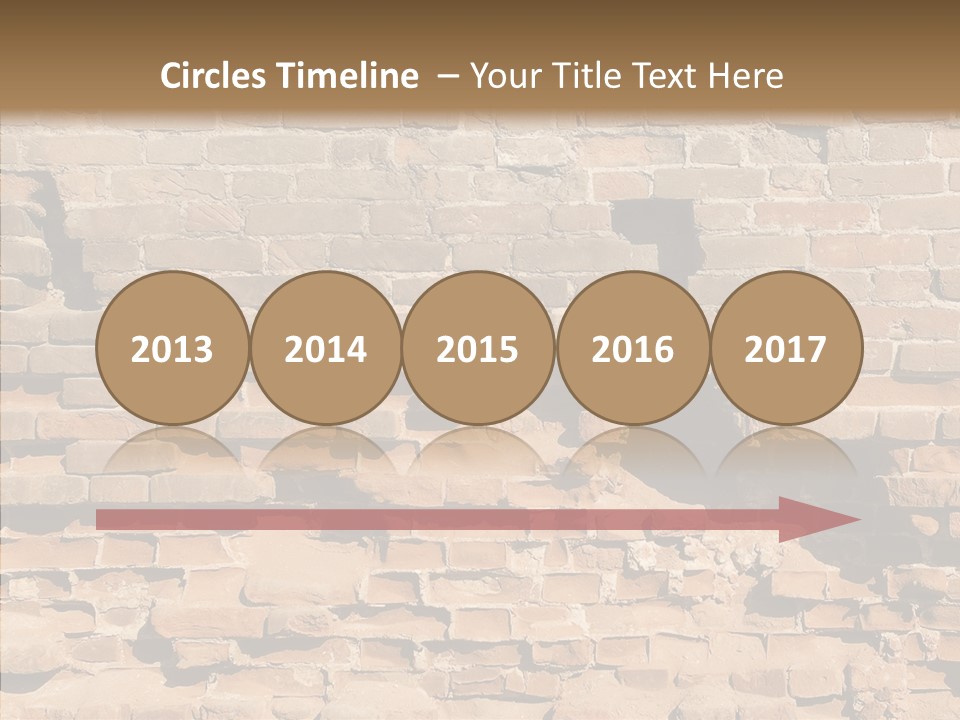 Horizontal Stone Backdrop PowerPoint Template